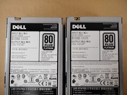 LOT of 2 - Great condition! Tested and pulled from a working environment! Item Specifics: MPN : PJMDNUPC : N/ABrand : DellModel : PJMDN / E750E-S1Connectors : 24 PinMax. Output Power : 750 WCooling : FanType : Power Supply - 5