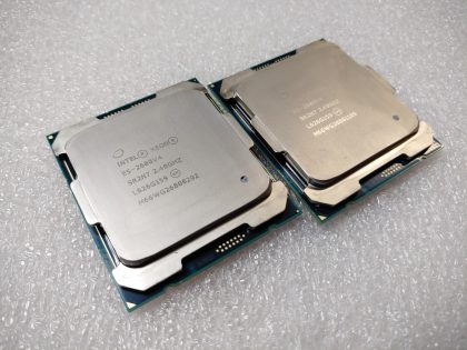 LOT of 2 - Excellent condition! Tested and pulled from a working environment! Item Specifics: MPN : SR2N7UPC : N/ABrand : IntelProcessor Type : XeonNumber of Cores : 14Socket Type : LGA 2011/Socket RClock Speed : 2.40GHzBus Speed : 4800 MHzL3 Cache : 35 MBL2 Cache : 3.5 MBProcessor Model : Intel Xeon E5-2680 V4 / SR2N7 - 1