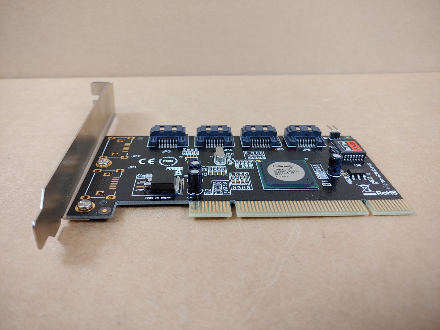 Good condition! Tested and pulled from a working environment! Item Specifics: MPN : SY-PCI40010UPC : N/AType : Raid CardBrand : SybaModel : SY-PCI40010 - 2