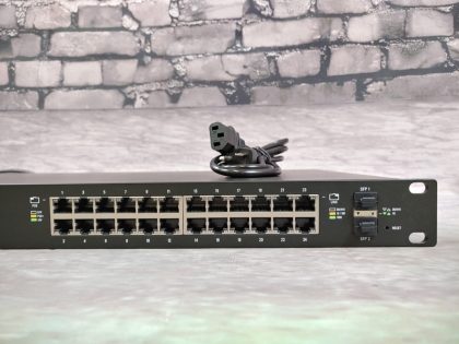 Excellent Condition! Tested and working as it should! Pulled from a working environment! May have a minor scratch/scuff from normal use. **POWER CORD INCLUDED**Item Specifics: MPN : ES-24-250WUPC : N/AType : Ethernet SwitchForm Factor : Rack-MountableBrand : UbiquitiModel : ES-24-250WLayer : 2Network Management Type : Fully ManagedNumber of LAN Ports : 24 - 3