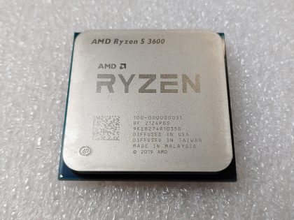 Great condition! Tested and pulled from a working machine. Item Specifics: MPN : Ryzen 5 3600UPC : N/ABrand : AMDProcessor Type : Ryzen 5Number of Cores : 6Socket Type : AM4Clock Speed : 3.6GHzBus Speed : 4200MHzL2 Cache : 3MBL3 Cache : 32MBType : Desktop Processor - 4