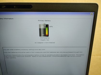 has to be plugged in via Type-C to charge laptop. There is a black spot on the bottom from a sticker being removed. Boots to the BIOs. May have a few minor cosmetic scratches/scuffs. For your help