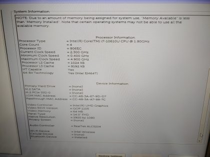 The laptop will not charge with the DC jack
