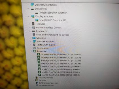 and a few specks of wear from the keyboard (View image 8). The touchpad has some wear (View image 5). Fully Tested & 100% Functional ready to use out of the box