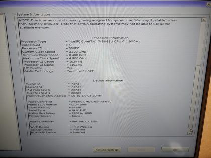There is a few tiny scratches on the screen. There is some scuffs and peeling by the charge port (View image 9). There is also 2 tiny cracks in the bottom plate (View image 8). There is a small crack in the plastic by the SC slot.& ;Tested and Working as it should. Boots to the BIOs. May have a few minor cosmetic scratches/scuffs. For your help
