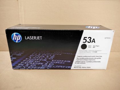 Brand NEW SEALEDItem Specifics: MPN : Q7553AUPC : 882780389267Type : Toner CartridgeBrand : HPCompatible Brand : For HPCompatible Model : LaserJetColor : BlackModel : HP 53A (Q7553A)Print Technology : Laser - 1