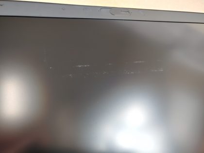 There is some wear in the middle of the screen from the keyboard (View image 9). Tested and Working as it should. Boots to the BIOs. May have a few minor cosmetic scratches/scuffs. For your help
