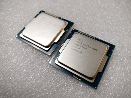 LOT of 2 - Good condition! Tested and pulled from a working environment! Item Specifics: MPN : SR1QNUPC : N/ABrand : IntelProcessor Type : Core i5 4th GenNumber of Cores : 4Socket Type : LGA 1150Clock Speed : 3.00GHzProcessor Model : Intel Core i5-4590SL2 Cache : 1 MBL3 Cache : 6 MBType : Processor - 2