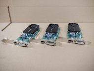 LOT of 3 - Good condition! Tested and pulled from a working environment! Item Specifics: MPN : 379T0UPC : N/AChipset/GPU Manufacturer : NVIDIABrand : NVIDIA / DellChipset/GPU Model : NVIDIA Quadro K620Compatible Port/Slot : PCI Express 2.0 x16Memory Size : 2 GBConnectors : DVI