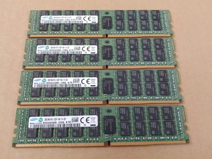 LOT of 4 - Great Condition! Tested and Pulled from a working environment!Item Specifics: MPN : M393A4K40BB0-CPB0QUPC : N/AType : Server MemoryForm Factor : RDIMMBrand : SamsungNumber of Pins : 288Bus Speed : PC4-17000 (DDR4-2133P)Number of Modules : 4Capacity per Module : 32GBTotal Capacity : 128GB - 3