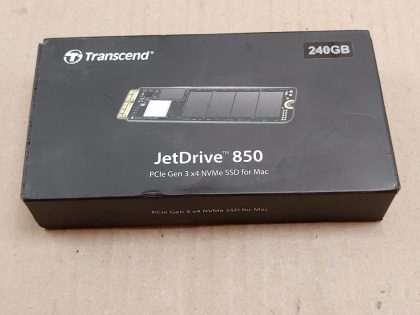 Item Specifics: MPN : JetDrive 850 240gbUPC : 0760557841814Brand : TranscendModel : JetDrive 850Storage Capacity : 240gbInterface : NVMEType : Storage - 1