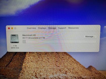 please use any TV or Monitor of your choice with this Mac Mini. For your help