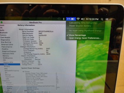 we have added actual images to this listing of the Apple MacBook Pro you would receive. Clean install of 10.11.6 (El Capitan) Operating system. May have some minor scratches/dents/scuffs. OSX Default Password: 123456. [ What is included: Apple MacBook Pro ]Item Specifics: MPN : MD313LL/AUPC : N/ABrand : AppleProduct Family : MacBook ProRelease Year : Late 2011Screen Size : 13-inchProcessor Type : Intel Core i5Processor Speed : 2.4GHzMemory : 4GB 1333MHz DDR3Storage : 128GB SSDOperating System : 10.11.6 OS X El CapitanColor : SilverType : Laptop - 6