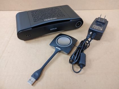 Great condition! Tested and Pulled from a working environment! Whats shown in the pictures is what you'll receive!Item Specifics: MPN : CS-100UPC : N/ABrand : BARCO ClickShareModel : CS-100 (R9861510)Type : Video ConferencingBundled Items : Power Adapter / ClickShare ButtonFeatures : HD Video - 6