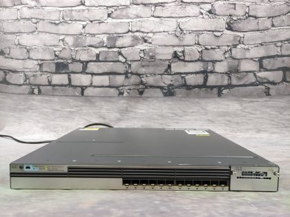 Good Condition! Tested and Pulled from a working environment! There is a few minor cosmetic scratches and scuffs from normal use. Item Specifics: MPN : WS-C3750X-12S-S V05UPC : N/AType : Network SwitchForm Factor : Rack-MountableBrand : CiscoModel : WS-C3750X-12S-S V05Network Management Type : Fully ManagedNumber of LAN Ports : 12 - 1