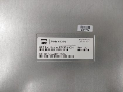 Excellent Condition! Tested and Pulled from a working environment! Item Specifics: MPN : E7X87-63001UPC : N/AType : Server ControllerBrand : HPModel : E7X87-63001 / 769750-001Product Line : 3PAR - 7