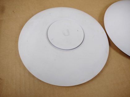 They do have some minor cosmetic scratches/scuffs/stains to the top plastic from normal use. **NO POWER ADAPTERS INCLUDED**Item Specifics: MPN : UAP-AC-PROUPC : N/ABrand : Ubiquti NetworksModel : UAP-AC-PRONetwork Connectivity : WirelessMax. Wireless Data Rate : 1300 MbpsFeatures : PoEType : Access Point - 1
