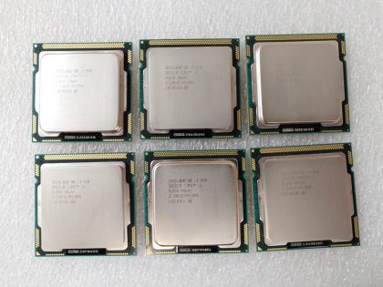 **LOT of 6** Great Condition! Tested and Pulled from a working environment!!Item Specifics: MPN : SLBUDUPC : N/ABrand : IntelProcessor Type : Core i3 1st GenNumber of Cores : 2Socket Type : LGA1156 / Socket H2Clock Speed : 3.20GHzBus Speed : 2.5GT/sL2 Cache : 512MBL3 Cache : 4MBType : ProcessorProcessor Model : Intel Core i3-550 - 2