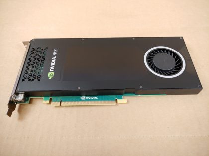 Excellent condition! Tested and pulled from a working machine.Item Specifics: MPN : VCNVS810UPC : N/AChipset/GPU Manufacturer : NVIDIABrand : PNY / NVIDIAChipset/GPU Model : NVIDIA NVS 810Compatible Port/Slot : PCI Express 3.0 x16Memory Size : 4GBConnectors : x8 Mini Display PortMemory Type : DDR3Type : Graphics Card - 6