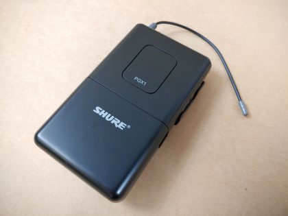 Great condition! Tested and pulled from a working environment! **NO AA-BATTERYS INCLUDED**Item Specifics: MPN : PGX1 H6UPC : N/ABrand : SHUREType : TransmitterModel : PGX1 H6Connectivity : WirelessFrequency Range : 524-542 MHzForm Factor : Body Transmitter - 1