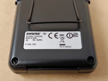 Great condition! Tested and pulled from a working environment! **NO AA-BATTERYS INCLUDED**Item Specifics: MPN : PGX1 H6UPC : N/ABrand : SHUREType : TransmitterModel : PGX1 H6Connectivity : WirelessFrequency Range : 524-542 MHzForm Factor : Body Transmitter - 7