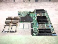 Excellent condition! Tested and pulled out of a working system. Whats shown in the pictures is whats included  [ R640 PowerEdge System Board + x2 Intel Xeon Gold 14-Core CPUs (SR3J3) + x2 Heatsink & Retainer clips ]Item Specifics: MPN : PHYDRUPC : N/ABrand : DellModel : PHYDRCompatible Processor Brand : IntelSocket Type : FCLGA3647Number of Memory Slots : 24Type : Server Motherboard - 1