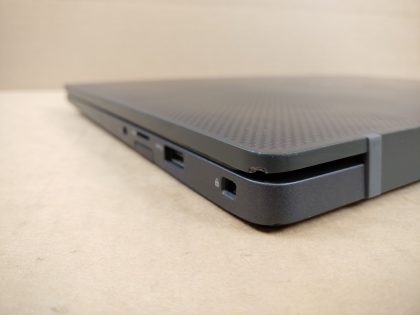 The palmrest has some wear/stains (View image 4). Both back corners of the lid have a small piece of plastic broke off (View images 8 & 9). The middle screw on the bottom plate does NOT tighten. Tested and Working as it should. Boots to the BIOs. May have a few minor cosmetic scratches/scuffs. For your help
