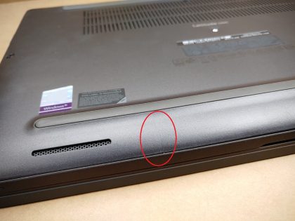 The top plastic of the M.2 Port looks slightly bent up