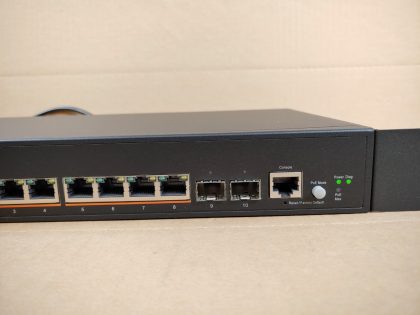 Good condition! Tested and pulled from a working environment! **POWER CORD INCLUDED**Item Specifics: MPN : ECS2100-10PUPC : N/AType : Ethernet SwitchForm Factor : Rack-MountableBrand : Edge-CoreModel : ECS2100-10PNetwork Management Type : Fully ManagedNumber of LAN Ports : 10Number of WAN Ports : 2Ethernet Technology : Gigabit Ethernet (1000-Mbit/s) - 3