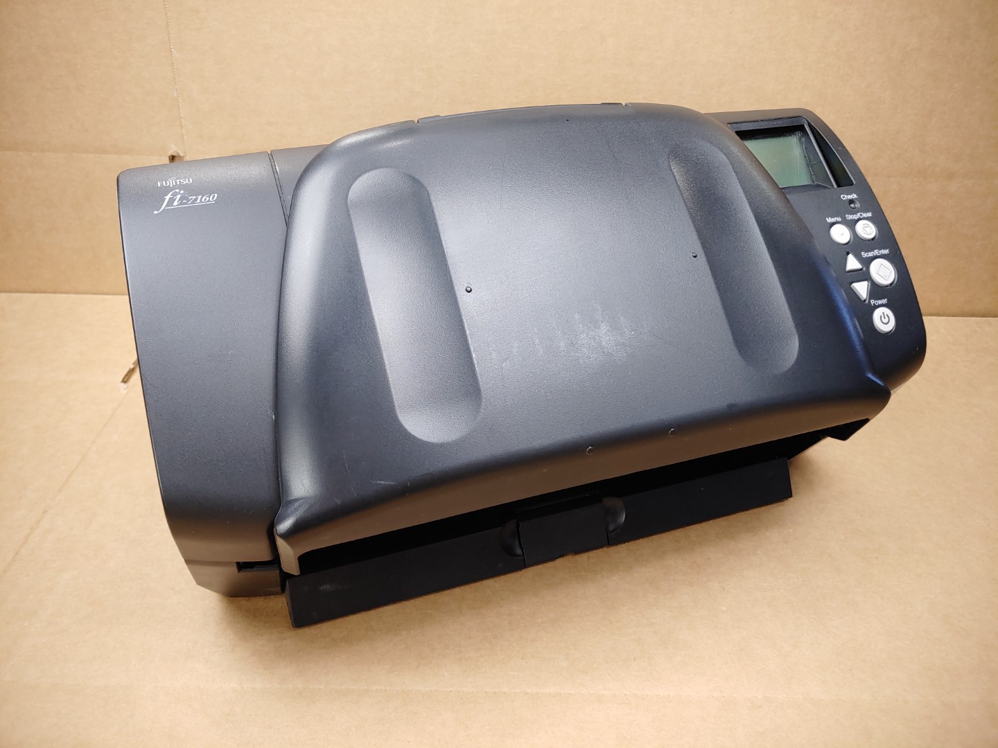 **NO POWER ADAPTER INCLUDED** Scanner pops up an error when it powers on "F4: C2 Error". Overall looks to be in good condition. Missing rear tray. Whats shown in the pictures is what you'll receive. Item Specifics: MPN : fi-7160UPC : N/AType : Sheetfed ScannerBrand : FujitsuModel : fi-7160Scanning Resolution : 600x600 DPIColor Depth : 24 BitGrayscale Depth : 8 BitConnectivity : USB 3.0 - 2