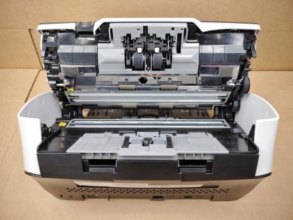 **NO POWER ADAPTER INCLUDED** Scanner pops up an error when it powers on "F4: C2 Error". Overall looks to be in good condition. Missing rear tray. Whats shown in the pictures is what you'll receive. Item Specifics: MPN : fi-7160UPC : N/AType : Sheetfed ScannerBrand : FujitsuModel : fi-7160Scanning Resolution : 600x600 DPIColor Depth : 24 BitGrayscale Depth : 8 BitConnectivity : USB 3.0 - 8