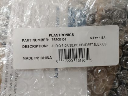 LOT of 2 - BRAND NEW!Item Specifics: MPN : 76805-04UPC : N/ABrand : PantronicsModel : 610 (76805-04)Wireless Technology : WiredConnector(s) : USBColor : BlackEarpiece Design : Ear CupFit Design : Over the Ear - 2