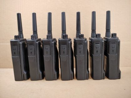 LOT of 7 - Great condition! Tested and pulled from a working environment. Whats shown in the pictures is what you'll receive. x7 Motorola Radios