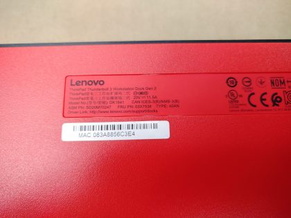 Great Condition! Tested and pulled from a working environment! **NO POWER ADAPTER OR CABLES INCLUDED**Item Specifics: MPN : 03X7538UPC : N/ACompatible Brand : For LenovoCompatible Product Line : For Lenovo ThinkPadCompatible Model : For LenovoPorts/Interfaces : Audio Out