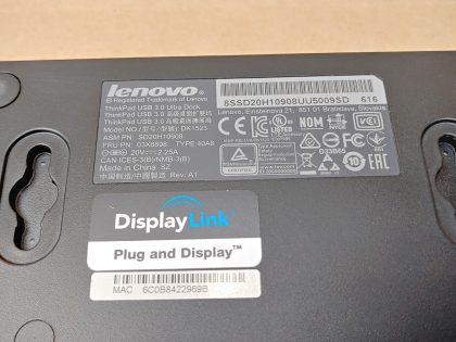Great Condition! Tested and pulled from a working environment! **OEM POWER ADAPTER INCLUDED**Item Specifics: MPN : DK1523UPC : N/ACompatible Brand : For LenovoCompatible Product Line : For Lenovo ThinkPadCompatible Model : For LenovoPorts/Interfaces : USB 3.0Brand : LenovoModel : ThinkPad USB 3.0 Ultra DockType : Docking Station - 9