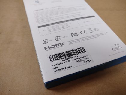 BRAND NEW SEALED!Item Specifics: MPN : A83120A1UPC : N/AType : USB-C to HDMIConnector A : USB-CConnector(s) B : HDMIBrand : ANKERModel : A83120A1 - 5