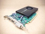 Great Condition! Tested and pulled from a working environment! Item Specifics: MPN : Quadro K2200UPC : N/AChipset/GPU Manufacturer : NVIDIABrand : NvidiaChipset/GPU Model : NVIDIA Quadro K2200Compatible Port/Slot : PCI Express 2.0 x16Memory Size : 4 GBConnectors : DisplayPort