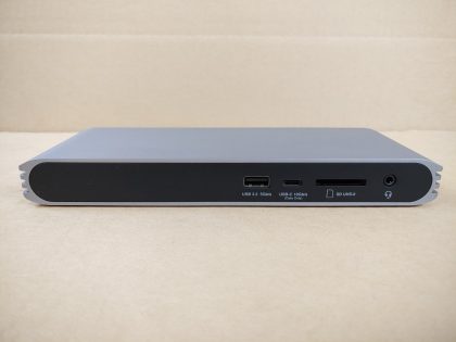 Good Condition! Tested and pulled from a working environment! May have a minor cosmetic scratch/scuff from normal use. **NO POWER ADAPTER INCLUDED** Whats shown in the pictures is what you'll receive! (Whats Included : Dock)Item Specifics: MPN : USBCProDock-US07-SG-AMZUPC : N/ACompatible Brand : UniversalCompatible Product Line : UniversalCompatible Model : UniversalPorts/Interfaces : Audio Out