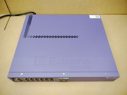 Good Condition! Tested and pulled from a working environment. **NO POWER CORD INCLUDED**Item Specifics: MPN : X440-G2-12p-10GE4UPC : N/AType : Ethernet SwitchForm Factor : Rack-MountableBrand : Extreme NetworksModel : X440-G2-12p-10GE4Network Management Type : Fully ManagedLayer : 3Number of LAN Ports : 12Network Connectivity : Wired-Ethernet (RJ-45)Max. Data Transfer Rate : 1 GbpsEthernet Technology : Gigabit Ethernet (1000-Mbit/s)Network Type : ATA over Ethernet - 4