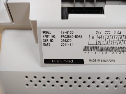 Good condition! Tested and working as it should. Pulled from a working environment!  **NO POWER ADAPTER INCLUDED**Item Specifics: MPN : fi-6130UPC : N/AType : Sheetfed ScannerBrand : FujitsuModel : fi-6130Scanning Resolution : 600x600 DPIColor Depth : 24 BitImage Sensor : CCDConnectivity : USB 2.0 - 5