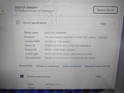 **HP FACTORY WARRANTY TILL FEBRUARY 27