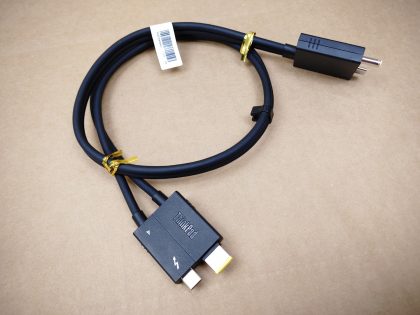 Great Condition! Tested and pulled from a working environment!Item Specifics: MPN : 5C11B64632UPC : N/ABrand : LenovoCompatible Brand : For LenovoModel : Thunderbolt 4 Split CableType : Thunderbolt 4 cable - 5