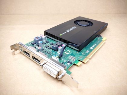 Great Condition! Tested and pulled from a working environment! Item Specifics: MPN : Quadro K2200UPC : N/AChipset/GPU Manufacturer : NVIDIABrand : NvidiaChipset/GPU Model : NVIDIA Quadro K2200Compatible Port/Slot : PCI Express 2.0 x16Memory Size : 4 GBConnectors : DisplayPort