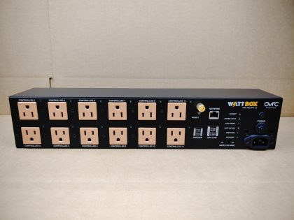 Great Condition! Tested and pulled from a working environment! **NO POWER CORD INCLUDED**Item Specifics: MPN : WB-700-IPV-12UPC : N/AType : Controlled OutletBrand : WATTBOXModel : WB-700-IPV-12Number of Outlets : 12Maximum Compatible Appliance Wattage : 1440Voltage Conversion : 6480 - 1