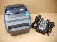 Good Condition! There is some minor scratches/scuffs from normal use. Tested and pulled from a working environment! **POWER ADAPTER INCLUDED**Item Specifics: MPN : GX420dUPC : N/ATechnology : ThermalPrinter Type : Direct ThermalOutput Type : Black / WhiteBrand : ZebraModel : GX420d / GX42-202412-000Product Line : Zebra GPrint Speed : Up to 6"/152 mm per secondType : Label PrinterScanning Resolution : 203 dpi (8 dots/mm) - 1