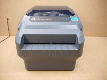 Good Condition! There is some minor scratches/scuffs from normal use. Tested and pulled from a working environment! **POWER ADAPTER INCLUDED**Item Specifics: MPN : GX420dUPC : N/ATechnology : ThermalPrinter Type : Direct ThermalOutput Type : Black / WhiteBrand : ZebraModel : GX420d / GX42-202412-000Product Line : Zebra GPrint Speed : Up to 6"/152 mm per secondType : Label PrinterScanning Resolution : 203 dpi (8 dots/mm) - 3