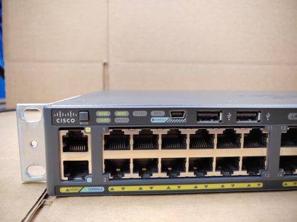 Good Condition! Tested and pulled from a working environment! **NO POWER CORD INCLUDED**Item Specifics: MPN : WS-C2960X-48TD-LUPC : N/AType : Ethernet SwitchForm Factor : Rack-MountableBrand : CiscoModel : WS-C2960X-48TD-LNetwork Management Type : Fully ManagedNumber of LAN Ports : 48 - 2