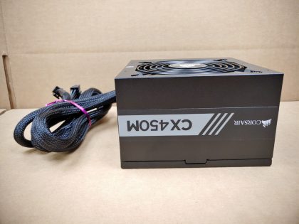 20+4Max. Output Power : 450 WBrand : CorsairCooling : FanModular : YesType : Power SupplyModel : Corsair CX450M - 1