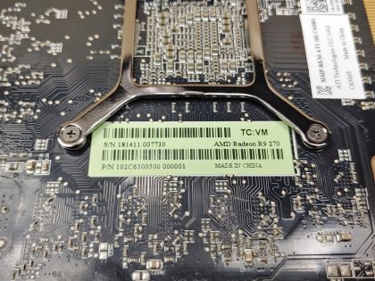 Excellent condition! Tested and pulled from a working machine.Item Specifics: MPN : Radeon R9 270UPC : N/AChipset/GPU Manufacturer : AMDBrand : DellChipset/GPU Model : AMD Radeon R9 270Compatible Port/Slot : PCI Express x16APIs : DirectX 12Connectors : Display Port / HDMI / DVIMemory Type : GDDR5Type : Video CardCooling Component(s) Included : Fan w/ Heatsink - 9