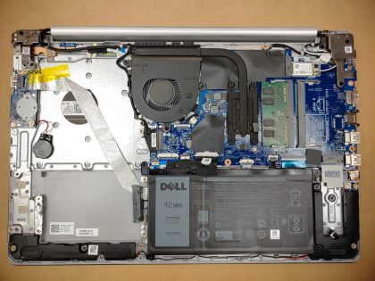 The left side of the base is cracked across the ethernet and usb port